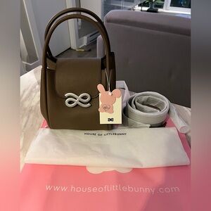 House of Little Bunny Destiny PU Bag Tan Taupe Brand New with Tags